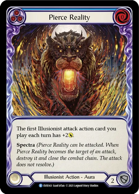 (EVR143) Flesh & Blood TCG Everfest - First Single: Pierce Reality (Regular)  Rare