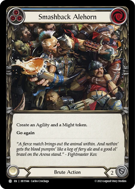 (HVY044) Flesh & Blood TCG Heavy Hitters Single: Smashback Alehorn (Regular)  Common