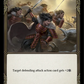 (HVY221) Flesh & Blood TCG Heavy Hitters Single: Reinforce the Line (Blue) (Regular)  Rare