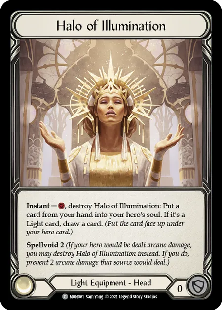(MON061) Flesh & Blood TCG Monarch - First Single: Halo of Illumination (Regular)  Common