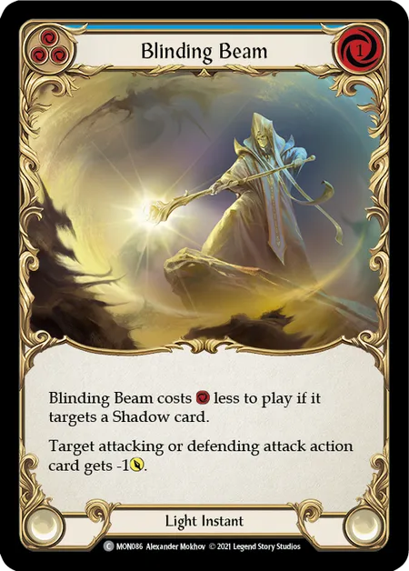 (MON086) Flesh & Blood TCG Monarch - First Single: Blinding Beam (Blue) (Regular)  Common