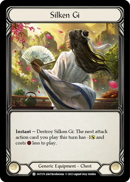 (OUT179) Flesh & Blood TCG Outsiders Single: Silken Gi (Cold Foil)  Common