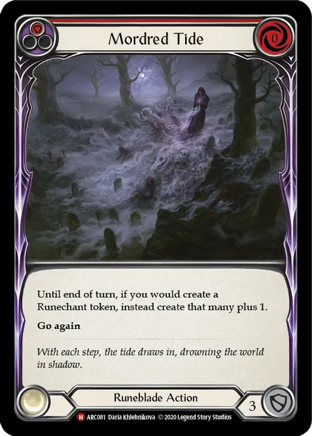 (ARC081) Flesh & Blood TCG Arcane Rising - Unlimited Single: Mordred Tide (Regular)  Majestic