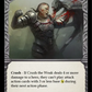 (CRU032) Flesh & Blood TCG Crucible of War - Unlimited Single: Crush the Weak (Red) (Rainbow Foil)  Common