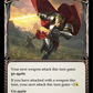 (CRU092) Flesh & Blood TCG Crucible of War - Unlimited Single: Hit and Run (Yellow) (Regular)  Common
