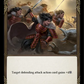(CRU189) Flesh & Blood TCG Crucible of War - Unlimited Single: Reinforce the Line (Red) (Regular)  Rare