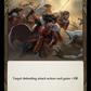(CRU190) Flesh & Blood TCG Crucible of War - Unlimited Single: Reinforce the Line (Yellow) (Rainbow Foil)  Rare
