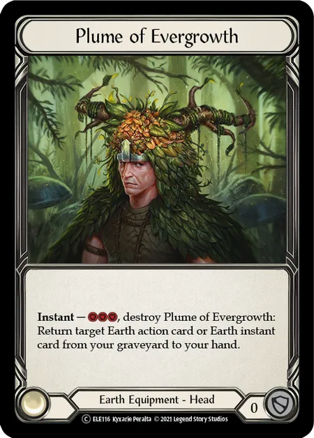 (ELE116) Flesh & Blood TCG Tales of Aria - Unlimited Single: Plume of Evergrowth (Regular)  Common