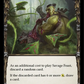 (WTR015) Flesh & Blood TCG Welcome to Rathe - Unlimited Single: Savage Feast (Yellow) (Rainbow Foil)  Rare