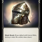 (WTR155) Flesh & Blood TCG Welcome to Rathe - Unlimited Single: Ironrot Helm (Rainbow Foil)  Common