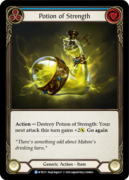 (WTR171) Flesh & Blood TCG Welcome to Rathe - Unlimited Single: Potion of Strength (Regular)  Rare