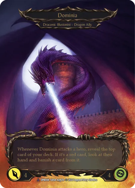 (UPR008) Flesh & Blood TCG Uprising Single: Invoke Dominia // Dominia (Marvel)  Marvel