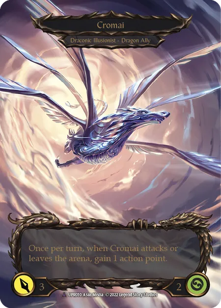 (UPR010) Flesh & Blood TCG Uprising Single: Invoke Cromai // Cromai (Marvel)  Marvel