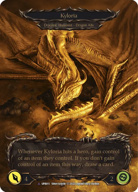 (UPR011) Flesh & Blood TCG Uprising Single: Invoke Kyloria// Kyloria (Marvel)  Marvel