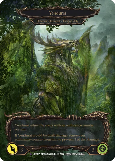 (UPR017) Flesh & Blood TCG Uprising Single: Invoke Yendurai // Yendurai (Marvel)  Marvel