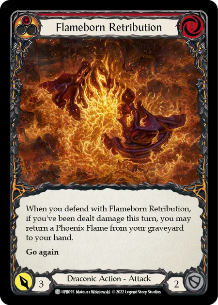 (UPR095) Flesh & Blood TCG Uprising Single: Flameborn Retribution (Regular)  Common