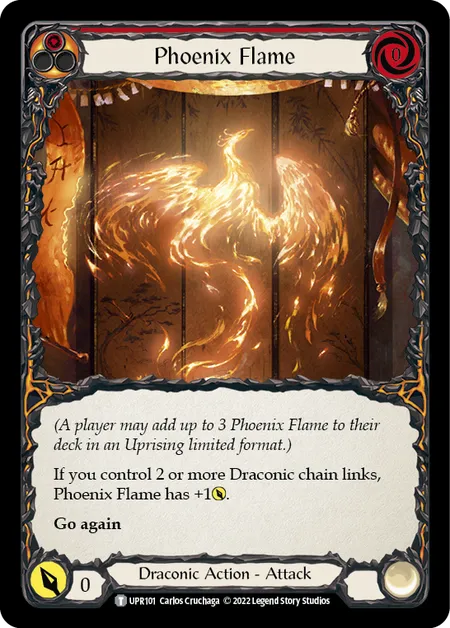 (UPR101) Flesh & Blood TCG Uprising Single: Phoenix Flame (Regular)  Token