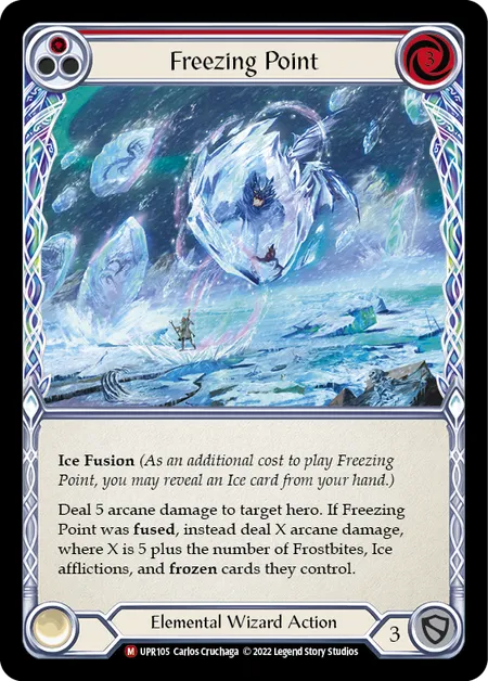 (UPR105) Flesh & Blood TCG Uprising Single: Freezing Point (Rainbow Foil)  Majestic
