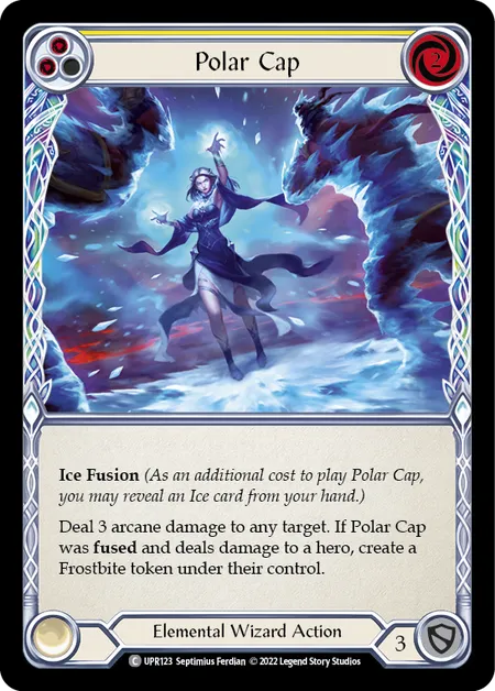 (UPR123) Flesh & Blood TCG Uprising Single: Polar Cap (Yellow) (Regular)  Common