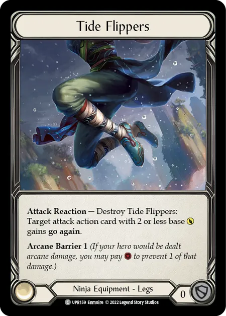 (UPR159) Flesh & Blood TCG Uprising Single: Tide Flippers (Regular)  Common