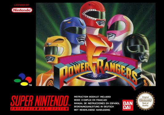 Super Nintendo: Mighty Morphin Power Rangers