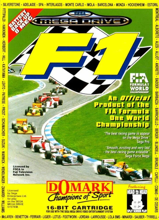 Mega Drive: F1