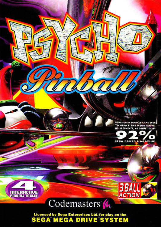 Mega Drive: Psycho Pinball