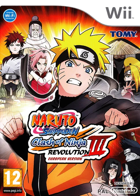 Nintendo Wii: Naruto Shippuden: Clash of Ninja Revolution 3