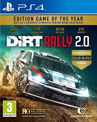 Playstation 4: Dirt Rally 2.0 [Game of the Year]