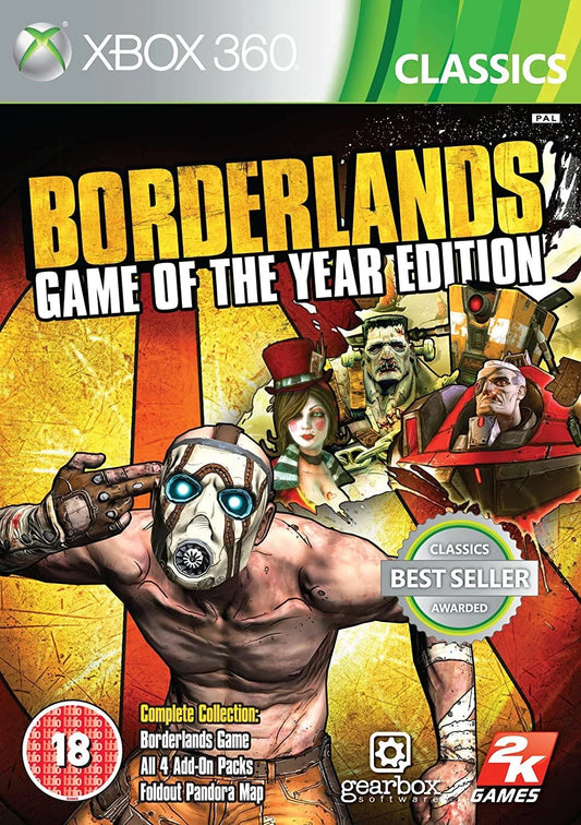 Xbox 360: Borderlands [Game of the Year Classics]