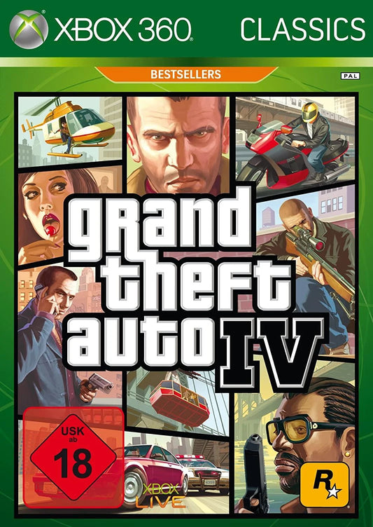 Xbox 360: Grand Theft Auto IV [Classics]