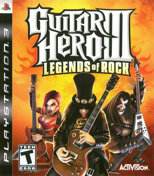 Playstation 3: Guitar Hero III Legends of Rock