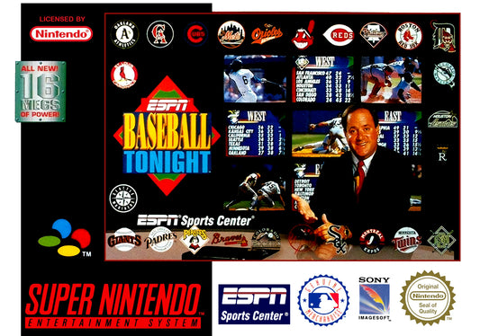 Super Nintendo: ESPN Baseball Tonight