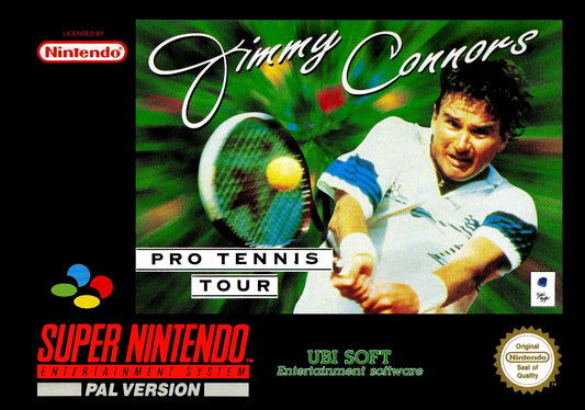 Super Nintendo: Jimmy Connors Pro Tennis Tour