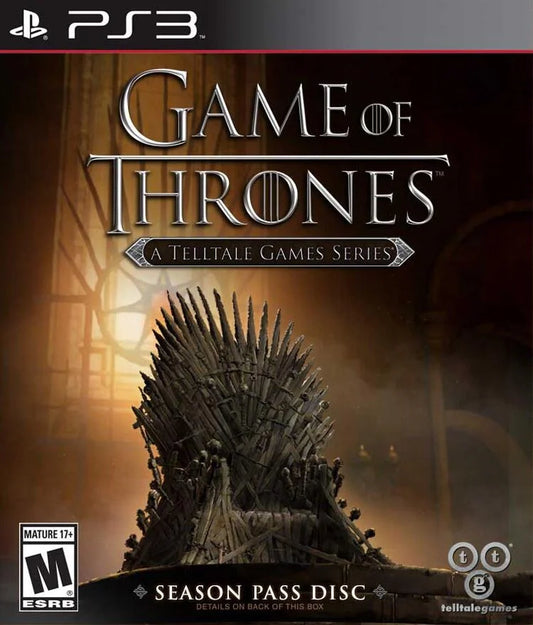 Playstation 3: Game Of Thrones A Telltale Games Series
