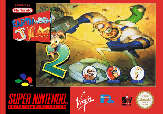 Super Nintendo: Earthworm Jim 2