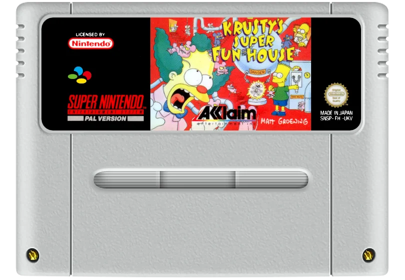 Super Nintendo: Krusty's Super Fun House
