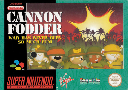 Super Nintendo: Cannon Fodder