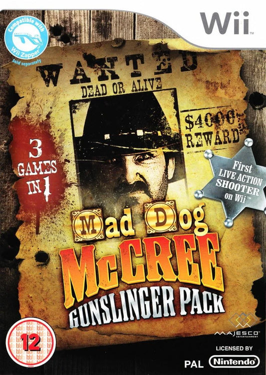Nintendo Wii: Mad Dog McCree Gunslinger Pack