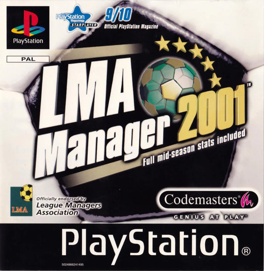 Playstation: LMA Manager 2001