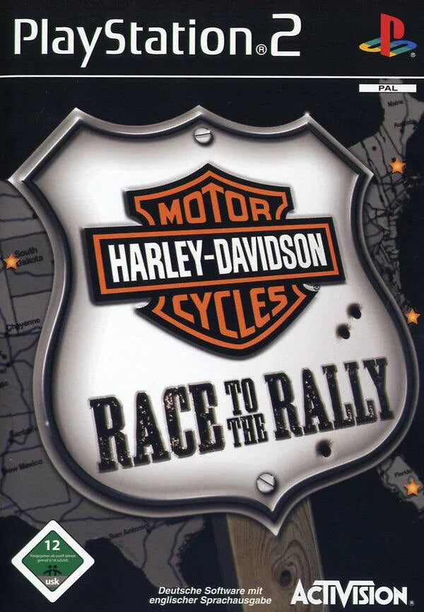 Playstation 2: Harley Davidson Motorcycles Race to the Rally