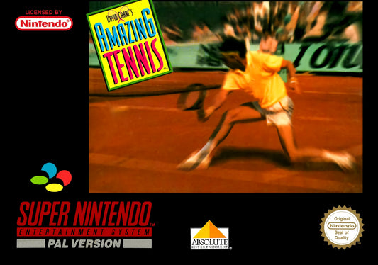 Super Nintendo: David Crane's Amazing Tennis
