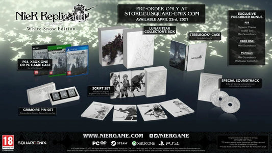 Playstation 4: NieR Replicant Ver.1.22474487139 [White Snow Edition]