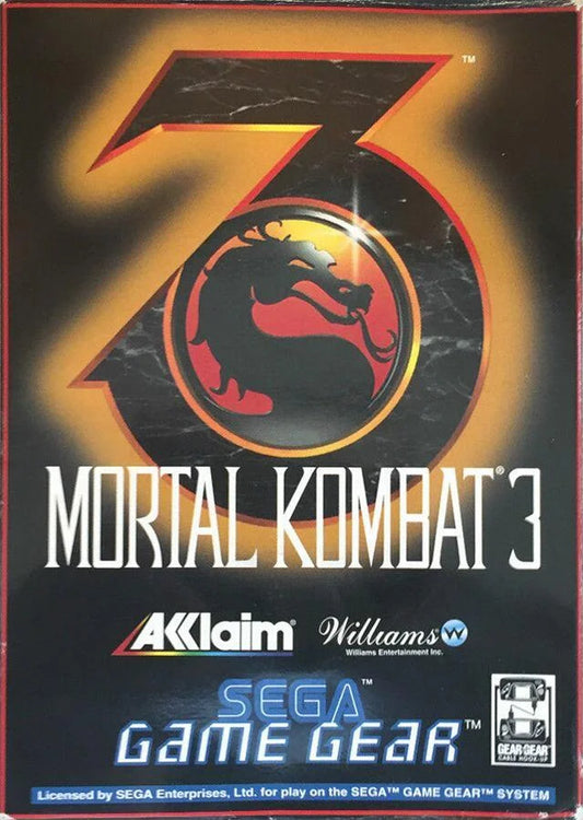 Game Gear: Mortal Kombat 3