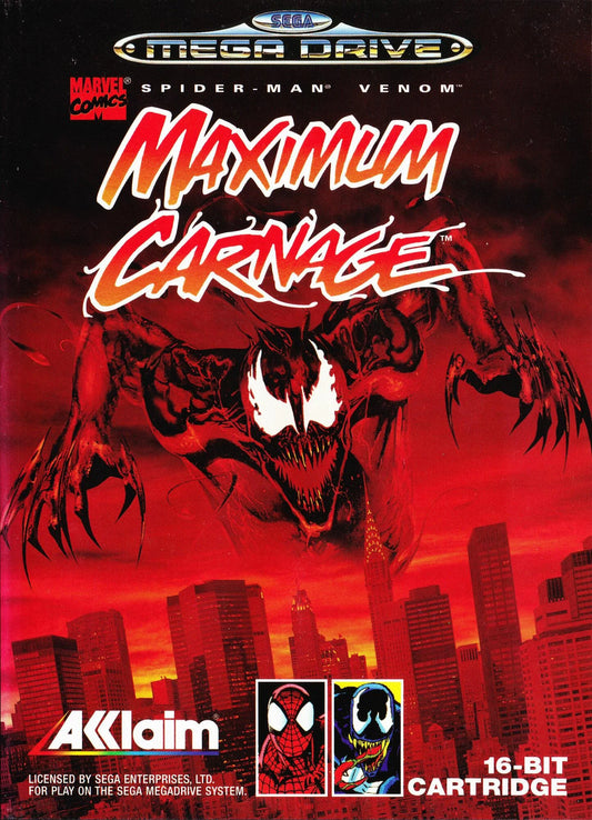 Mega Drive: Spiderman and Venom: Maximum Carnage