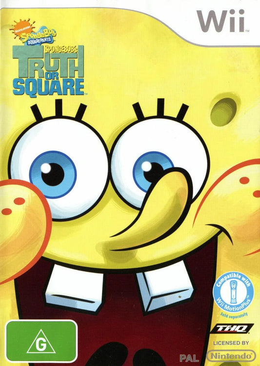 Nintendo Wii: SpongeBob's Truth or Square