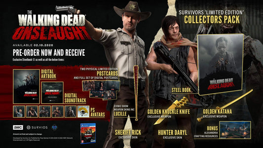 Playstation 4: The Walking Dead Onslaught [Survivors Edition]
