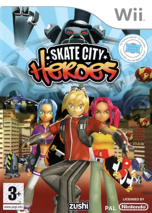 Nintendo Wii: Skate City Heroes