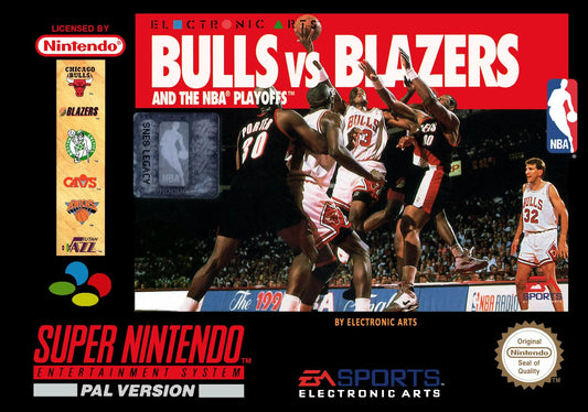 Super Nintendo: Bulls Vs Blazers and the NBA Playoffs