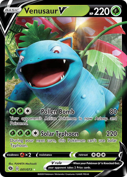 (001/073) Pokemon TCG Champion������s Path Single: Venusaur V  Ultra Rare